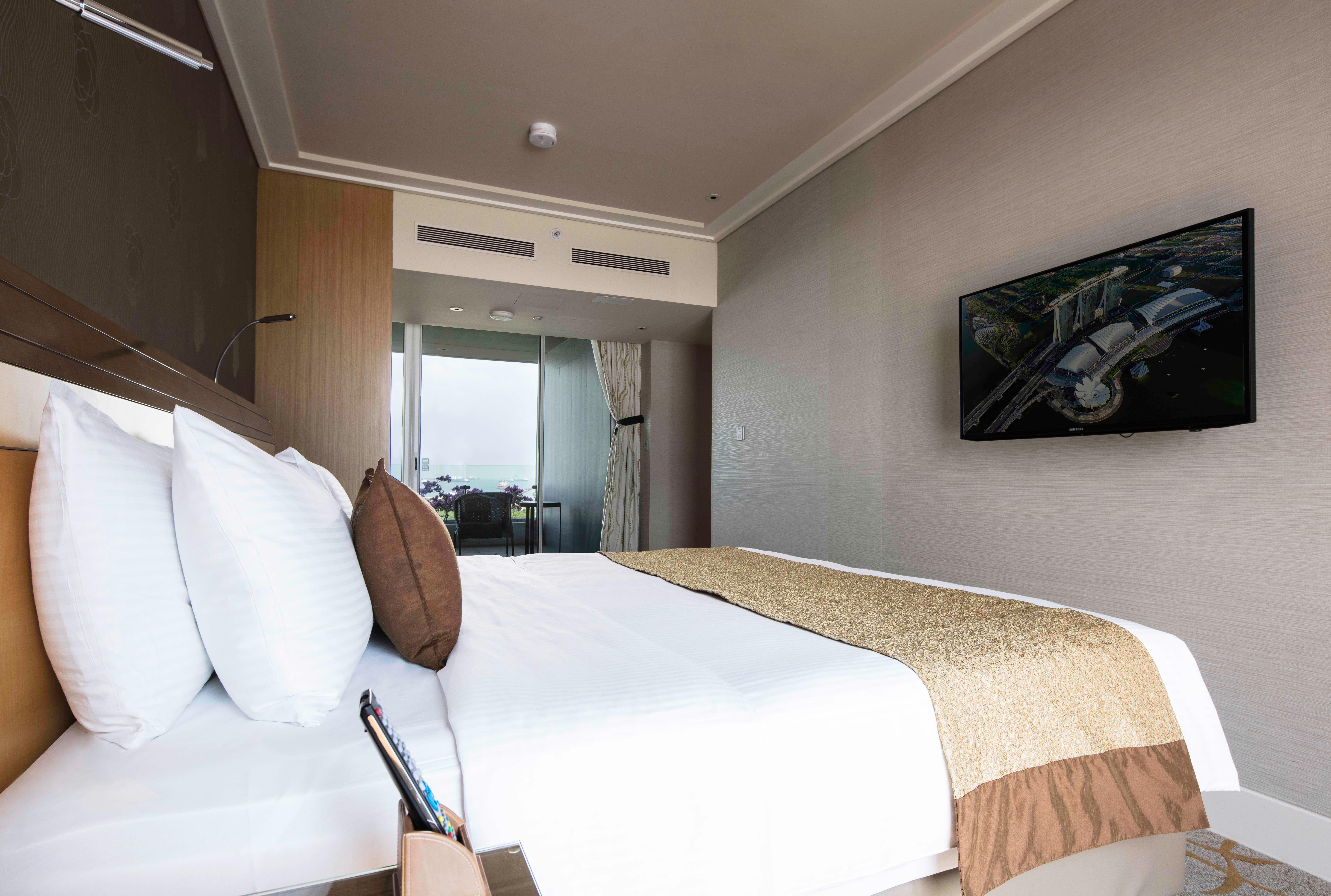 Marina Bay Sands سنغافورة المظهر الخارجي الصورة A room at the hotel